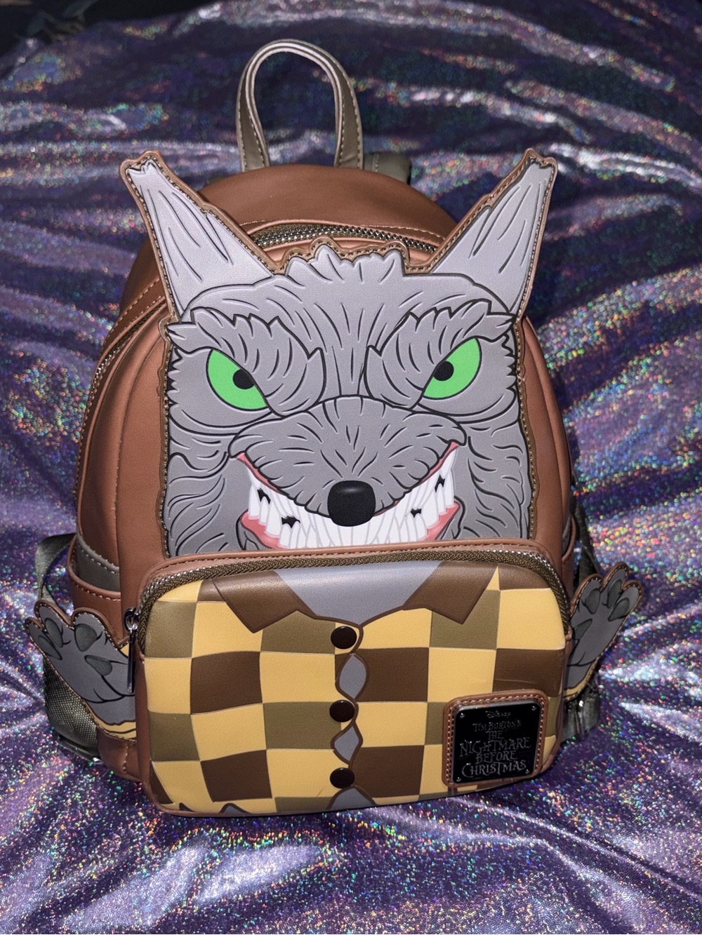 Disney Loungefly: NIGHTMARE BEFORE CHRISTMAS WOLFMAN COSPLAY MINI BACKPACK